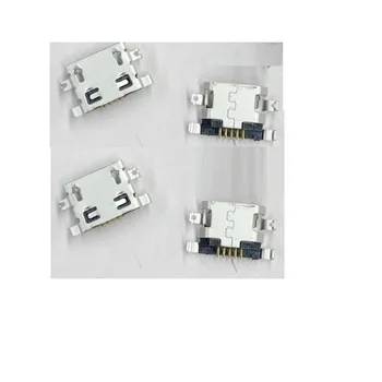 100vnt Micro USB Jungtis 5pin Įkrovimo lizdas Dock For Moto E6S XT2053 Lenovo A360T A360t A320T A5860 XL5 LA5K6 Pastaba ZP1000