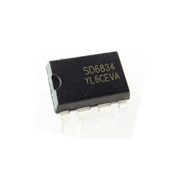 10vnt-100pcs/daug! SD6834 DIP-8 LED LCD maitinimo kontrolės chip visiškai naujas originalus