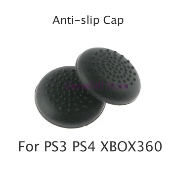 10vnt Už PS3, PS4 XBOX360 Controller Black Multi-point Silikoninis neslystantis Bžūp Nykščio Stick Kreiptuką Rankena Apsauginis gaubtas