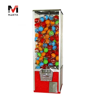 1Set Raudona Žaislas automatas SAM80-76 Kapsulės Kamuolys Saldainiai Šoktelėti Kabinetas Metalo Penny-in-the-lizdas Monetos Plastiko Kapsulėje 45-56mm