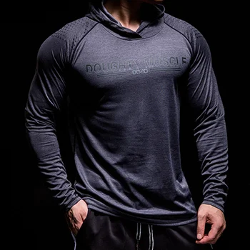 2022 Naujas Vyrų Karšto Parduoti Prekės ženklą, Sporto Long Sleeve T-shirt Quick Dry Prarasti Pavasario Hoodie Veikia Mokymo Fitneso Tiktų Vyrų Minutes