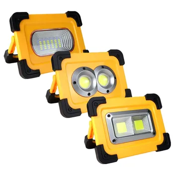 30W LED Nešiojamų Dėmesio Solar/USB Įkraunamas LED Darbo, Šviesos, Lauko Potvynių Šviesos Medžioklės Kempingas Led Žibintuvėlis Latern