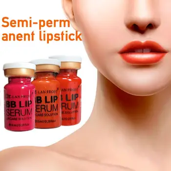 8ml BB Lūpų Spindesį Ampulä-Serumas Starter Kit Lūpų Blizgesys BB Kremas Pigmento Lūpų Dažymas Drėkina Microneedle Gydymas
