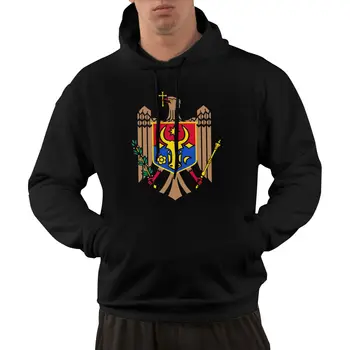 95% Medvilnės Emblema Moldovos Šalies Vėliava, Šiltas Žiemą Puloveris Hoodie Vyrai Moterys Unisex Hip-Hop Stiliaus Palaidinukė