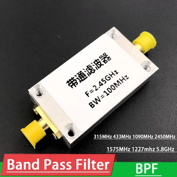 Band Pass Filtras BPF 315Mhz 433Mhz 1090Mhz 1575Mhz 2450MHZ 5.8 Ghz, skirtas 2.4 G 5.8 G WIFI GPS RTL-SDR imtuvas Kumpis Radijo Stiprintuvas
