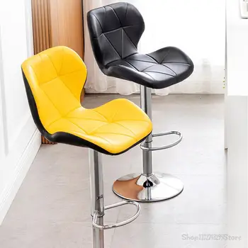 Counter Kėdžių, Baro Kėdės Pagalvėlės Patogiai Metalo Makiažas Biuro Kėdės Mobiliojo Taburetes Altos Cocina Bibliotekos Baldai YYY40XP