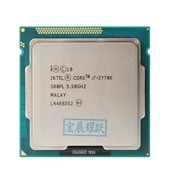 i7 3770K Quad Core 3.5 GHz LGA 1155 8MB Cache TDP 95W CPU Desktop Paramos Z77 Plokštę