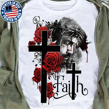Jėzus T-Shirt Krikščionių Kristaus Dievas, Viešpats Tikėjimo Unisex Tee Vyrams, Moterims, Dovana 2xl marškinėliai vyrams