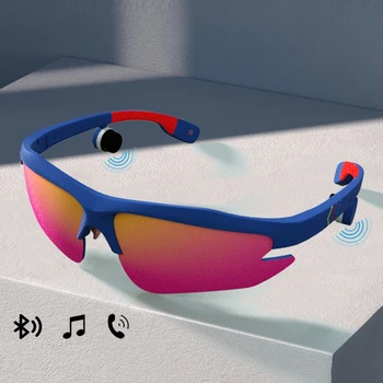 Kaulais smart akinius TR90 sporto jojimo smart akiniai žvejybos Poliarizuotas lęšis Saulės akiniai su laisvų rankų įranga