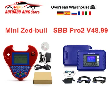 SBB PRO2 V48.99 Mini Zedbull Auto Raktas Programuotojas Smart Zed Bull Atsakiklis Chip Zed-Bull Auto Atsakiklis Pagrindinių Skaitytuvas