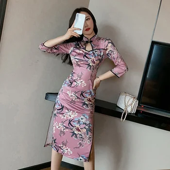 Seksualus Rytų Suknelė Qipao Kinų Stiliaus Cheongsam Vietnamo Tradicinių Suknelė Azijos Seksualus Japonijos Suknelės Ao Dai Suknelė FF2798