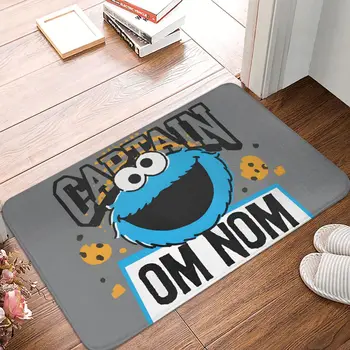 Sesame Street 80s TV Serialas neslidus Słomianka Kapitonas Cookie Monster Vonia, Miegamasis Kilimėlis Sveiki Kilimų Namų Dekoro Raštas
