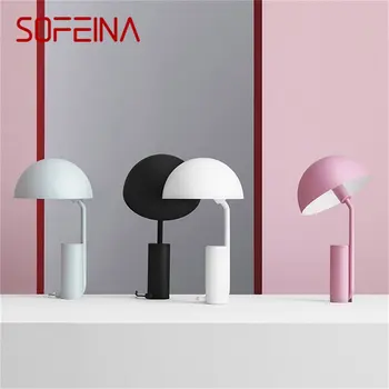 SOFEINA Šiaurės Senovinių Stalo Lempa Šiuolaikinės Kūrybinis Dizainas LED Lovos, Miegamojo Stalas Šviesos Mergina Paprasta Namų dekoro