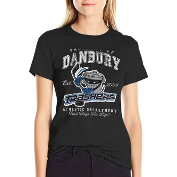 Turto Danbury Trashers Dėvėti Marškinėliai gyvūnų spausdinti marškinėliai mergaitėms moteriškos aprangos