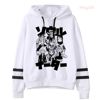 Unisex Soul Eater Spausdinti Hoodies Vyrų Harajuku Kawaii Šiltas Streetwear Hoodie Japonų Anime, Manga Grafinis Mados Palaidinės Vyras