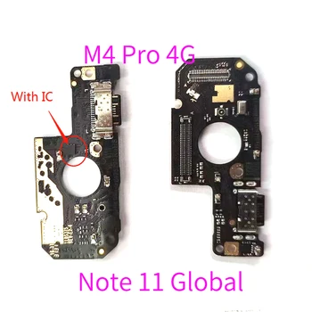Už Xiaomi Redmi 11 Pastaba Pasaulio Poco M4 Pro 4G, USB Kroviklis Dokas Port Jungtis Valdybos Flex Kabelis